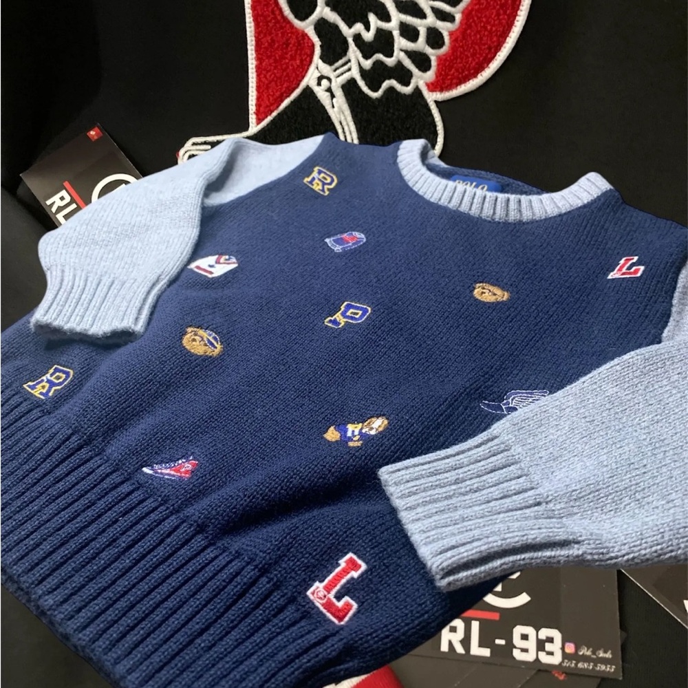Polo Ralph Lauren Navy Polo Letterman
